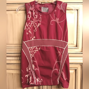 Athleta Red and White Tank Top